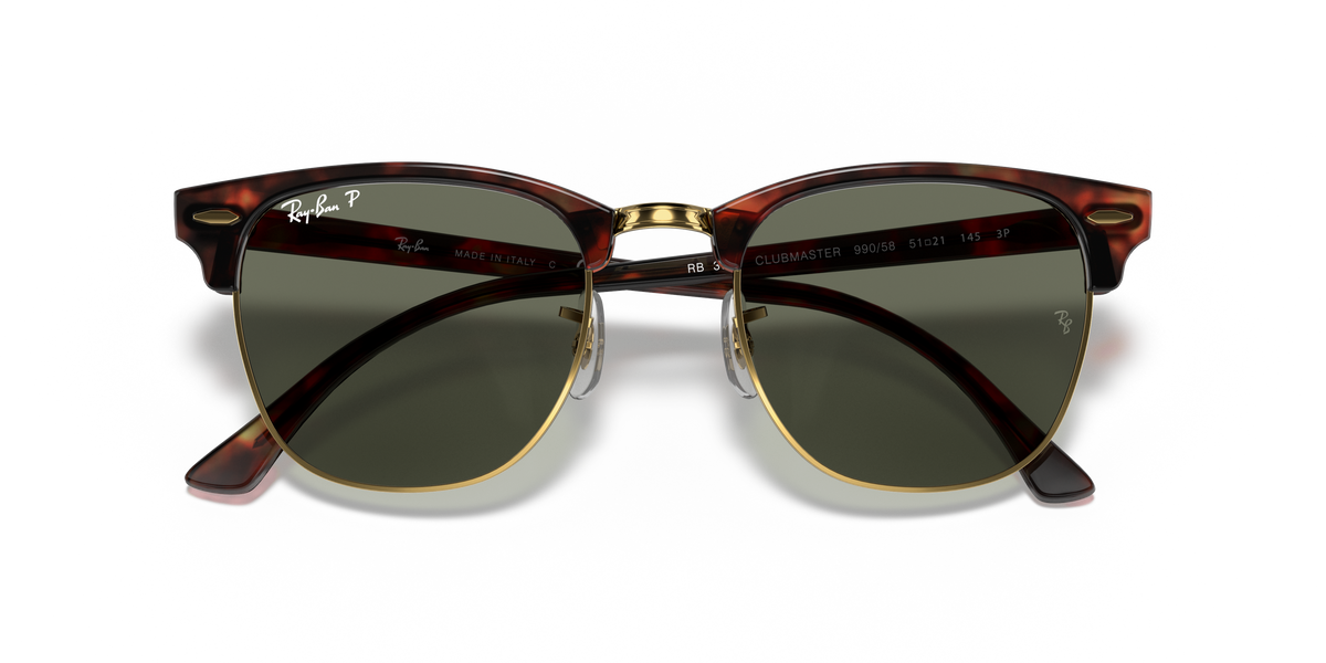 Anteojos de Sol Ray-Ban Clubmaster 3016 990/58, 55 Polarizado