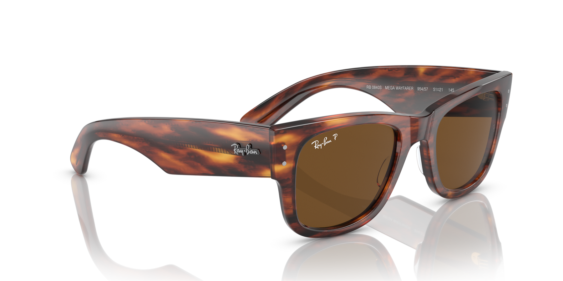 Anteojos de Sol Ray-Ban Mega Wayfarer RB0840S Polarizado