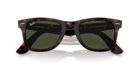 Anteojos de sol Ray-Ban Wayfarer RB2140, TRT SHN, GRN Lunavi
