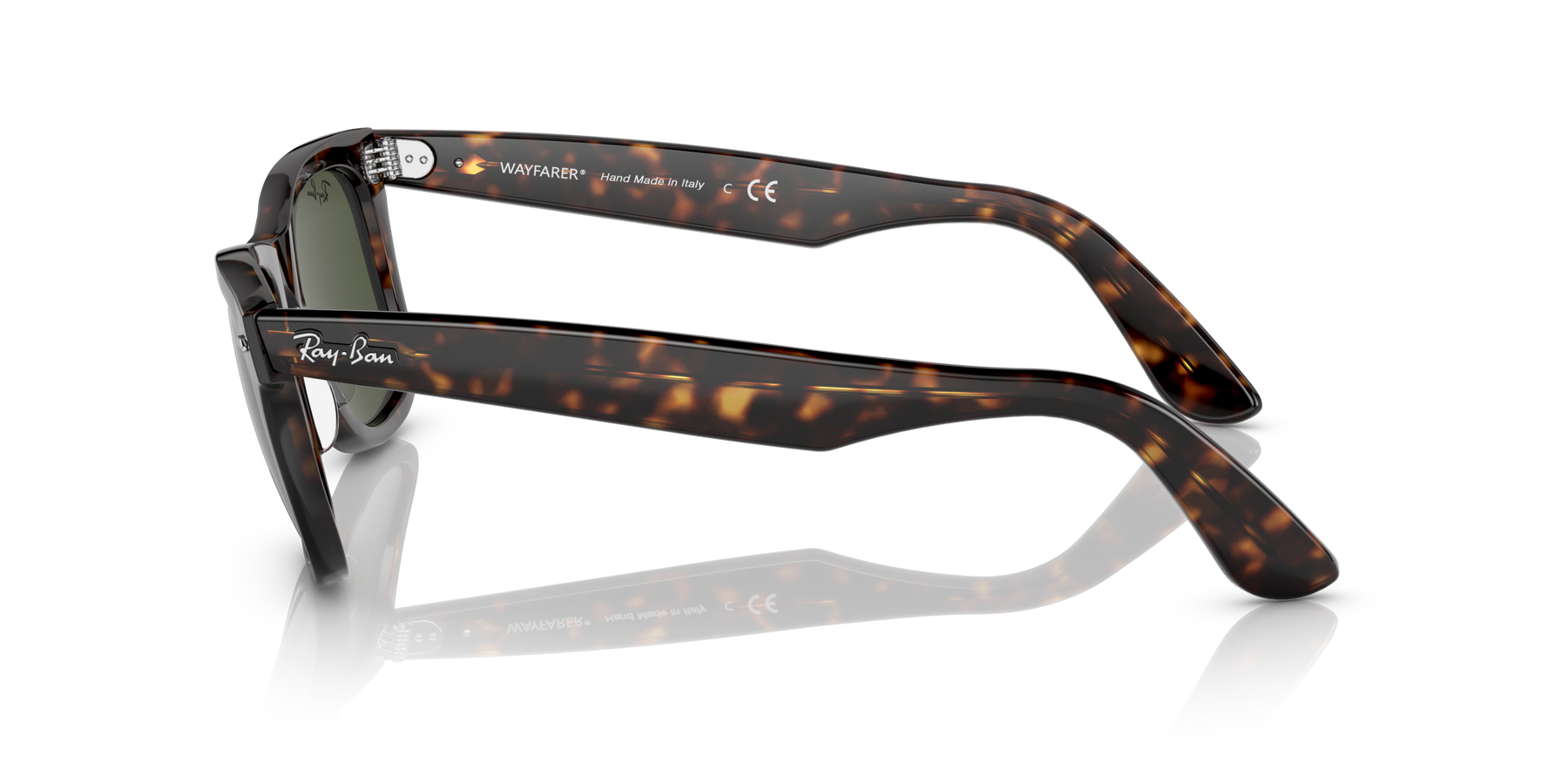 Anteojos de sol Ray-Ban Wayfarer RB2140, TRT SHN, GRN Lunavi