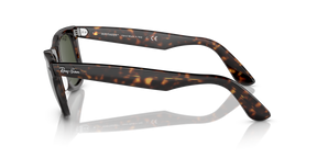 Anteojos de sol Ray-Ban Wayfarer RB2140, TRT SHN, GRN Lunavi
